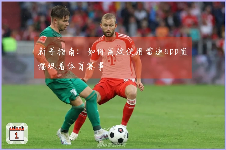新手指南：如何高效使用雷速app直播观看体育赛事